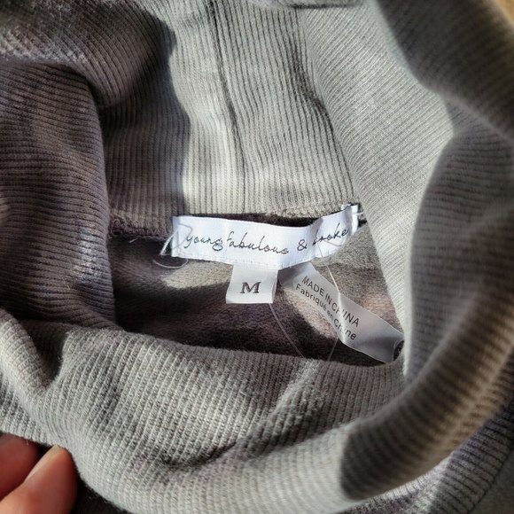 NWT Young Fabulous & Broke Tie Dye Turtleneck sweater dress Size Medium - Picture 2 of 12